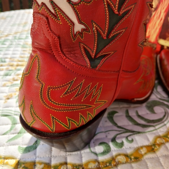 Heritage Boot Company Mariposa Peewee Cowboy Boots, Ladies Size 9.5 - Picture 9 of 14